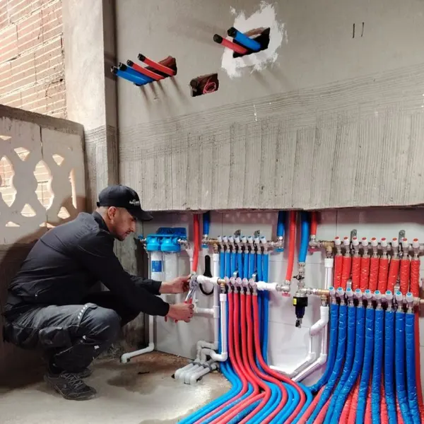 Un nostro lavoro: collettori e tubazioni del nuovo impianto