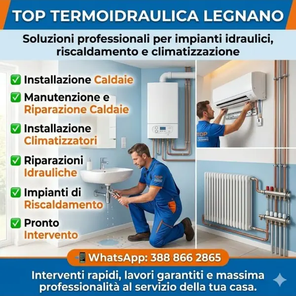 I servizi di TOP Termoidraulica Legnano